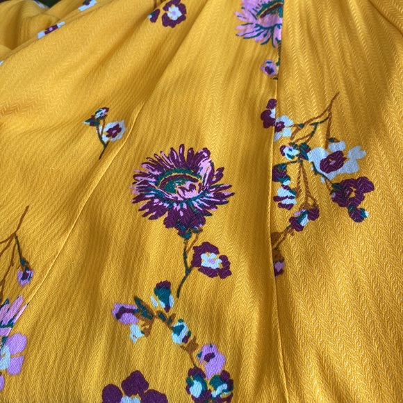 Free People Lost in You Yellow Floral Midi Dress - Picture 15 of 15